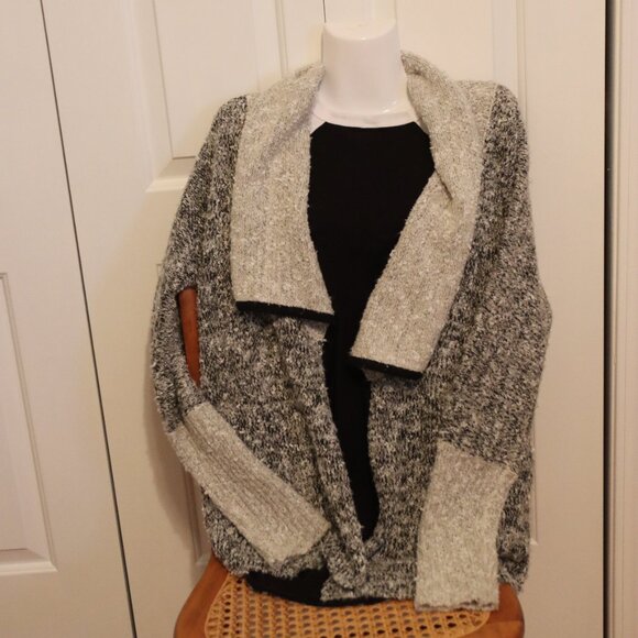 Fever Open Front Long Sleeve Cardigan Sweater Size M Cozy Casual Loungewear - Picture 5 of 13